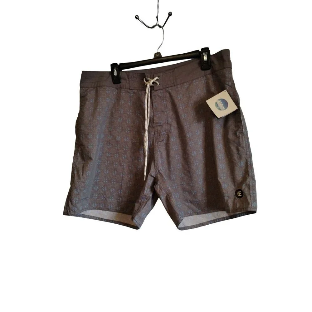 NWT Eidon Brown ‎ and blue board shorts